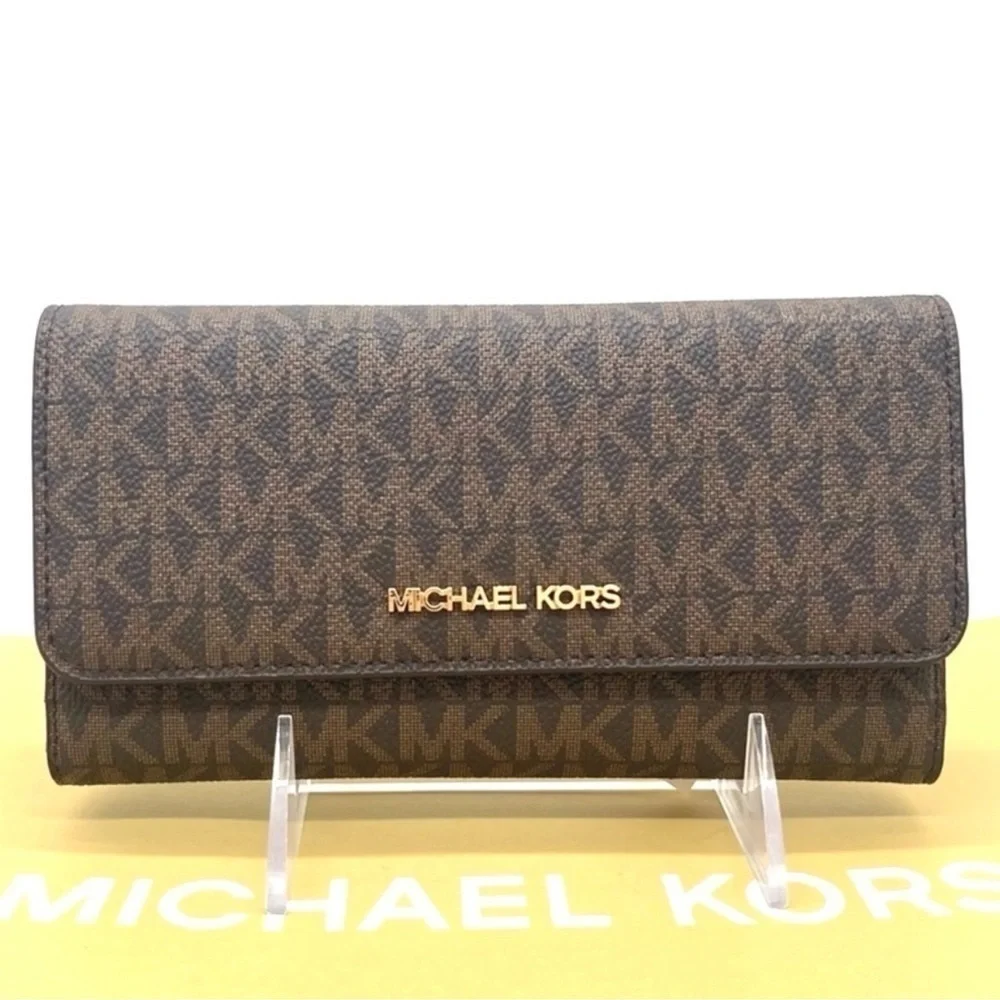 Michael Kors Trifold Wallet Brown (NWT)